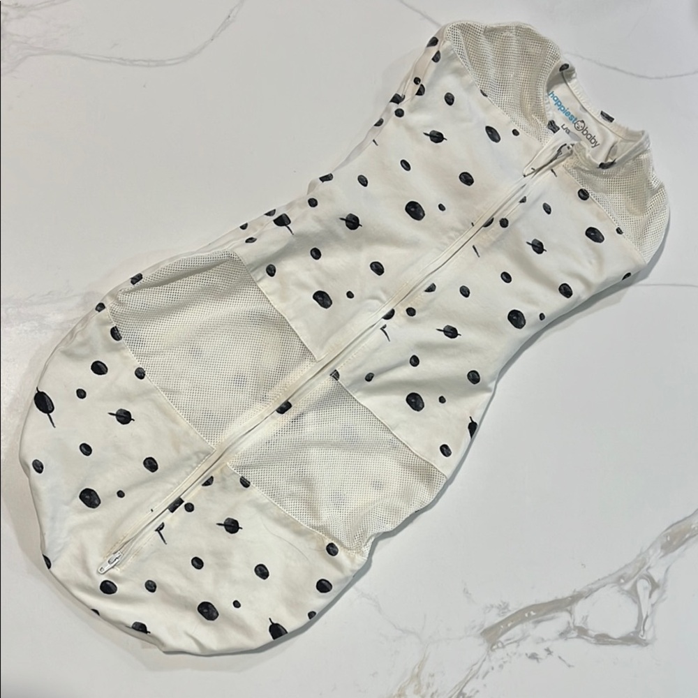 Happiest Baby Sleepa Swaddle Sack - Ivory Planets pattern - Size LG